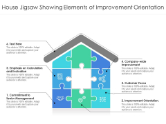 House Jigsaw Showing Elements Of Improvement Orientation Ppt PowerPoint Presentation Layouts Slide PDF House Jigsaw Showing Elements Of Improvement Orientation Ppt PowerPoint Presentation Layouts Slide PDF