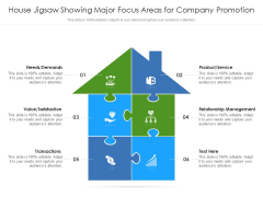 House Jigsaw Showing Major Focus Areas For Company Promotion Ppt PowerPoint Presentation Styles Display PDF House Jigsaw Showing Major Focus Areas For Company Promotion Ppt PowerPoint Presentation Styles Display PDF