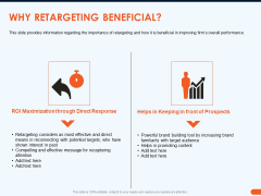 How Increase Sales Conversions Retargeting Strategies Why Retargeting Beneficial Template PDF How Increase Sales Conversions Retargeting Strategies Why Retargeting Beneficial Template PDF