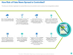 How Risk Of Fake News Spread Is Controlled Ppt Infographic Template Templates PDF How Risk Of Fake News Spread Is Controlled Ppt Infographic Template Templates PDF