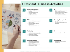 How Transform Segments Company Harmony And Achievement 1 Efficient Business Activities Themes PDF
