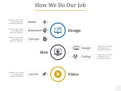 How We Do Our Job Ppt PowerPoint Presentation Infographics Graphics How We Do Our Job Ppt PowerPoint Presentation Infographics Graphics