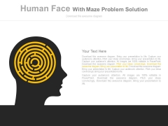 Human Brain With Maze For Complex Process Powerpoint Template Human Brain With Maze For Complex Process Powerpoint Template