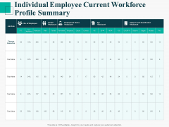 Human Capital Management Procedure Individual Employee Current Workforce Profile Summary Inspiration PDF Human Capital Management Procedure Individual Employee Current Workforce Profile Summary Inspiration PDF