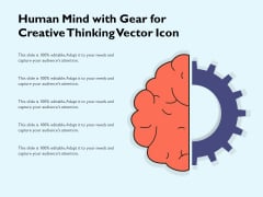 Human Mind With Gear For Creative Thinking Vector Icon Ppt PowerPoint Presentation Gallery Tips PDF Human Mind With Gear For Creative Thinking Vector Icon Ppt PowerPoint Presentation Gallery Tips PDF