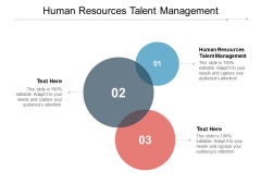 Human Resources Talent Management Ppt PowerPoint Presentation Gallery Skills