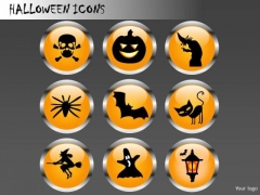 Halloween Icons PowerPoint Image Clipart Slides Halloween Icons PowerPoint Image Clipart Slides