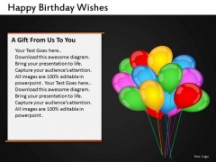 Happy Birthday Balloons PowerPoint Slides Editable Ppt Templates Happy Birthday Balloons PowerPoint Slides Editable Ppt Templates