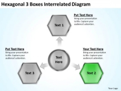 Hexagonal 3 Boxes Interrelated Diagram Ppt Business Plans Free Templates PowerPoint Slides Hexagonal 3 Boxes Interrelated Diagram Ppt Business Plans Free Templates PowerPoint Slides