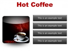 Hot Coffee Food PowerPoint Presentation Slides S