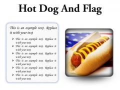 Hot Dog And Flag Food PowerPoint Presentation Slides S