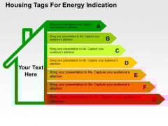 Housing Tags For Energy Indication PowerPoint Template Housing Tags For Energy Indication PowerPoint Template
