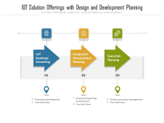 IOT Solution Offerings With Design And Development Planning Ppt PowerPoint Presentation File Professional PDF