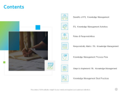 ITIL Knowledge Governance Contents Ppt PowerPoint Presentation File Demonstration PDF ITIL Knowledge Governance Contents Ppt PowerPoint Presentation File Demonstration PDF
