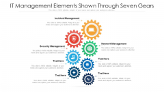 IT Management Elements Shown Through Seven Gears Ppt PowerPoint Presentation Gallery Example PDF IT Management Elements Shown Through Seven Gears Ppt PowerPoint Presentation Gallery Example PDF