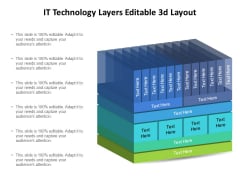 IT Technology Layers Editable 3D Layout Ppt PowerPoint Presentation Summary Sample PDF IT Technology Layers Editable 3D Layout Ppt PowerPoint Presentation Summary Sample PDF