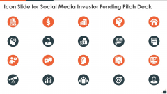 Icon Slide For Social Media Investor Funding Pitch Deck Icons PDF Icon Slide For Social Media Investor Funding Pitch Deck Icons PDF