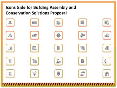Icons Slide For Building Assembly And Conservation Solutions Proposal Ppt Inspiration Mockup PDF Icons Slide For Building Assembly And Conservation Solutions Proposal Ppt Inspiration Mockup PDF
