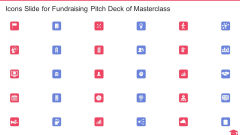 Icons Slide For Fundraising Pitch Deck Of Masterclass Structure PDF Icons Slide For Fundraising Pitch Deck Of Masterclass Structure PDF
