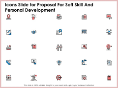 Icons Slide For Proposal For Soft Skill And Personal Development Ppt Styles Images PDF