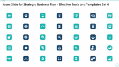 Icons Slide For Strategic Business Plan Effective Tools And Templates Set 4 Ppt Infographic Template Smartart PDF Icons Slide For Strategic Business Plan Effective Tools And Templates Set 4 Ppt Infographic Template Smartart PDF