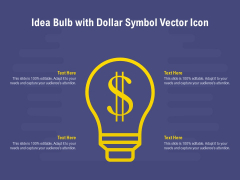 Idea Bulb With Dollar Symbol Vector Icon Ppt PowerPoint Presentation File Diagrams Idea Bulb With Dollar Symbol Vector Icon Ppt PowerPoint Presentation File Diagrams