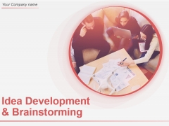 Idea Development And Brainstorming Ppt Sample Download