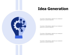 Idea Generation Ppt PowerPoint Presentation Pictures Example Idea Generation Ppt PowerPoint Presentation Pictures Example