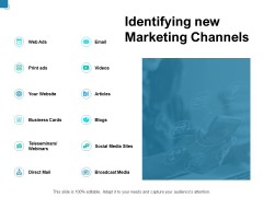 Identifying New Marketing Channels Ppt PowerPoint Presentation Inspiration Portfolio Identifying New Marketing Channels Ppt PowerPoint Presentation Inspiration Portfolio