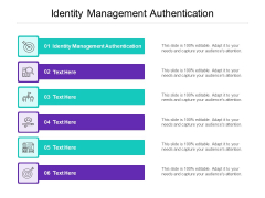 Identity Management Authentication Ppt PowerPoint Presentation Inspiration Structure Cpb