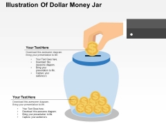 Illustration Of Dollar Money Jar Powerpoint Templates Illustration Of Dollar Money Jar Powerpoint Templates