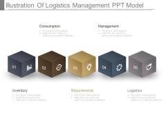 Illustration Of Logistics Management Ppt Model Illustration Of Logistics Management Ppt Model