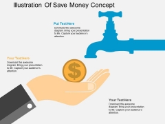 Illustration Of Save Money Concept Powerpoint Templates Illustration Of Save Money Concept Powerpoint Templates