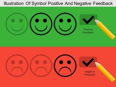 Illustration Of Symbol Positive And Negative Feedback Powerpoint Templates Illustration Of Symbol Positive And Negative Feedback Powerpoint Templates