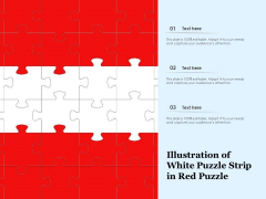 Illustration Of White Puzzle Strip In Red Puzzle Ppt PowerPoint Presentation Pictures Elements PDF Illustration Of White Puzzle Strip In Red Puzzle Ppt PowerPoint Presentation Pictures Elements PDF