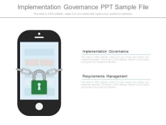 Implementation Governance Ppt Sample File Implementation Governance Ppt Sample File