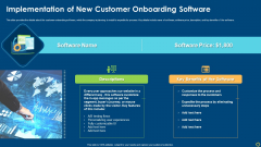 Implementation Of New Customer Onboarding Software Ppt Show Icon PDF