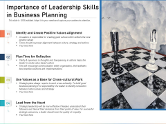 Importance Of Leadership Skills In Business Planning Ppt PowerPoint Presentation Styles Ideas PDF Importance Of Leadership Skills In Business Planning Ppt PowerPoint Presentation Styles Ideas PDF