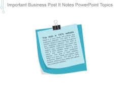 Important Business Post It Notes Ppt PowerPoint Presentation Gallery Important Business Post It Notes Ppt PowerPoint Presentation Gallery