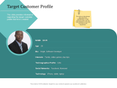 Improving Client Experience Target Customer Profile Mockup PDF Improving Client Experience Target Customer Profile Mockup PDF