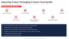 Improving Product Packaging To Ensure Food Quality Application Of Quality Management For Food Processing Companies Slides PDF Improving Product Packaging To Ensure Food Quality Application Of Quality Management For Food Processing Companies Slides PDF