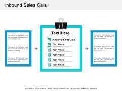 Inbound Sales Calls Ppt PowerPoint Presentation Gallery Layouts Cpb