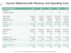 Income Statement With Revenue And Operating Cost Ppt PowerPoint Presentation Inspiration Guidelines Income Statement With Revenue And Operating Cost Ppt PowerPoint Presentation Inspiration Guidelines