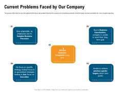 Incrementalism Process By Policy Makers Current Problems Faced By Our Company Ppt Layouts Deck PDF Incrementalism Process By Policy Makers Current Problems Faced By Our Company Ppt Layouts Deck PDF