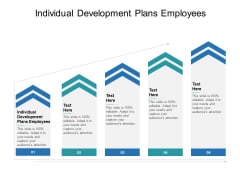 Individual Development Plans Employees Ppt PowerPoint Presentation Shapes Cpb