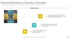 Information Security Prepare Data Backup For Sensitive Information Ppt Introduction PDF