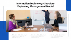 Information Technology Structure Explaining Management Model Ppt PowerPoint Presentation Gallery Structure PDF
