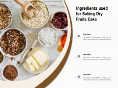 Ingredients Used For Baking Dry Fruits Cake Ppt PowerPoint Presentation Gallery Smartart PDF Ingredients Used For Baking Dry Fruits Cake Ppt PowerPoint Presentation Gallery Smartart PDF