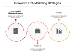 Innovative B2B Marketing Strategies Ppt PowerPoint Presentation Layouts Skills Cpb Pdf