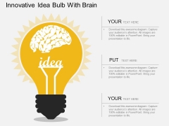 Innovative Idea Bulb With Brain Powerpoint Template Innovative Idea Bulb With Brain Powerpoint Template
